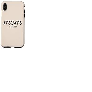 Maman Est 2020 Personnalis&eacute; Maman Personnalis&eacute; F&ecirc;te des M&egrave;res Personnalis&eacute; Coque pour iPhone XS Max