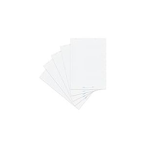 Landré Lot de 5 feuilles de papier recyclé pour tableau de conférence 20 feuilles par bloc