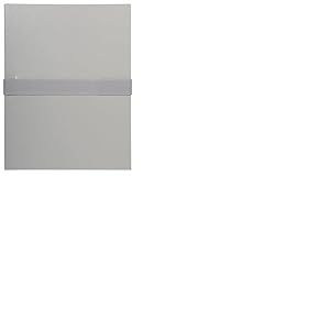 Exacompta - Réf. 630E - Carton de 10 chemises à dos extensible balacron - 1 rabat - fermeture par sangle auto-agrippante/scratch - dimensions 24 x 32 cm - pour documents au format A4 - couleur gris