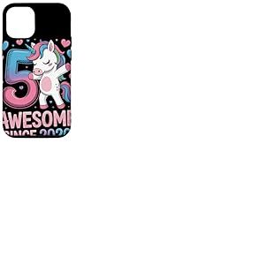 Licorne Dab Awesome Since 2020 Anniversaire 5 Ans Coque pour iPhone 12/12 Pro