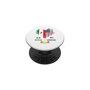 Drapeau Mexicain américain idéal pour Les Enfants et Drapeau Mexicain PopSockets PopGrip Adhésif