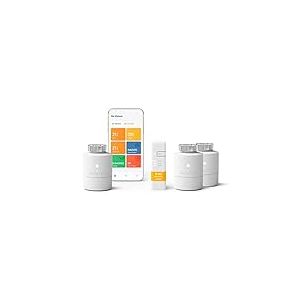 tado° BASIC Kit de Démarrage 3x Têtes Thermostatiques Intelligentes V3+ – Thermostat connecté pour régler facilement vos radiateurs – Compatible avec Alexa, Google Assistant et Siri