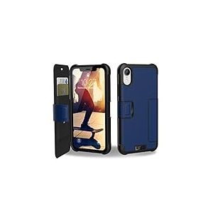 Urban Armor Gear Metropolis pour Apple iPhone Xr Coque avec Norme Militaire am&eacute;ricaine pochette housse - bleu [Compatible avec l'induction]