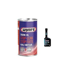 Wynn's Stop Fuite Huile Moteur, Traitement Huile Moteur 325 ML & Anti Fuite Liquide Refroidissement et Stop Fuite Joint de Culasse Professionnel, Anti Fuite Radiateur Voiture 45641-325ml