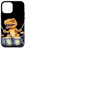 Dinosaure à bascule avec tambour pour garçons et filles Coque pour iPhone 12 mini