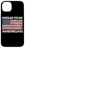Drapeau am&eacute;ricain am&eacute;ricain avec Drapeau am&eacute;ricain Coque pour iPhone 14 Plus