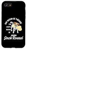 Jack Russel Cadeau Humour Chien Jack Russel Femme Homme Coque pour iPhone SE (2020) / 7/8