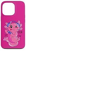 Jeu vid&eacute;o Axolotl Kids Girls Gamer Cute Anime Kawaii Coque pour iPhone 13 Pro