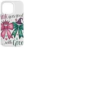 Pink Goes Good With Green Princesse Sorcière Magie Fantasy Coque pour iPhone 14 Pro Max