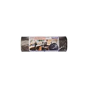 Office Products 22021252-05 Lot de 10 sacs poubelle solides et indéchirables en polyéthylène basse densité Noir Épaisseur du film 30 μm 240 l