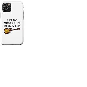 Je joue de la mandoline pendant mon sommeil, musicien folk Coque pour iPhone 11 Pro
