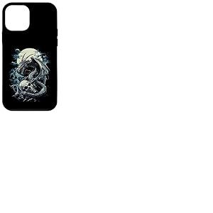 Cr&acirc;ne de Dragon Goth Lune Noir Gothique Femmes Cr&acirc;ne Dragon Coque pour iPhone 12 Mini