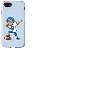 Dabbing Football Player 67 Six Seven Meme Ballon de Football am&eacute;ricain Coque pour iPhone SE (2020) / 7/8