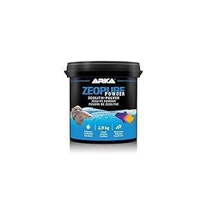 ARKA Zeopure Powder - 2,9 kg - Poudre de zéolithe Efficace (50 microns) pour la réduction de l'ammonium, du Nitrate & du Phosphate, améliore la qualité de l'eau dans Tous Les Aquariums.