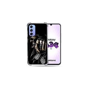 Cokitec Coque Renforcée en Verre Trempé pour Samsung Galaxy A34 5G Tete de Mort Your Next