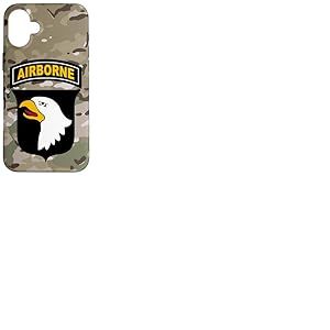 Patch 101st Airborne Division – Camouflage Camouflage Multicam Coque pour iPhone 16 Plus