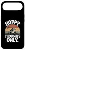 Hoppy Thoughts Only Cute Frog Pun Pun Spring Happy Coque pour iPhone Air
