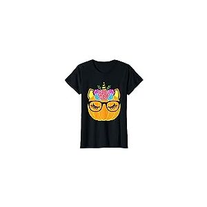 Licorne Citrouille Halloween Déguisement Filles Licorne T-Shirt