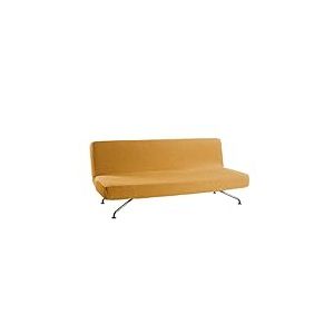 Martina Home Emilia Housse Clic Clac, Polyester Élasthanne Coton, Jaune Moutarde