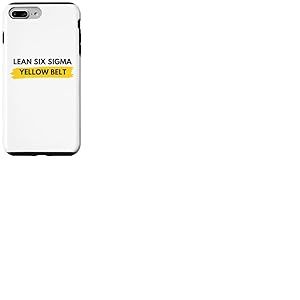Ceinture Jaune certifi&eacute;e Lean Six Sigma Coque pour iPhone 7 Plus/8 Plus