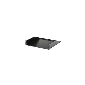 StarTech.com Étagère Rack Serveur 2U - Étagère Cantilever Universelle pour Rack et Armoire d'Équipement Réseau 19" - Acier Haute Résistance - Capacité 56kg - Profondeur 46cm, Noir (CABSHELFHD)