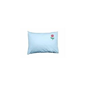 Bona Basics, Housse de Coussin d&eacute;corative, Housse de Coussin d&eacute;corative, d&eacute;coration de Maison, pour canap&eacute;, caf&eacute;, Taille : 50 x 35 cm, Couleur : Bleu Clair