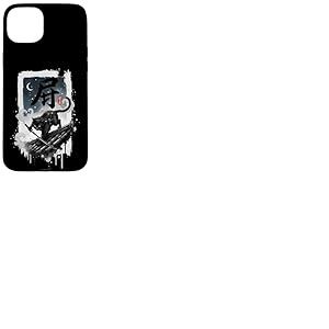 Katana Katana de Samoura&iuml; Ninja pour toiture Motif Chaton Noir Coque pour iPhone 15 Plus