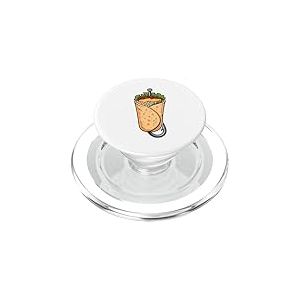 Burrito Hameçon Appât Poisson Lotte Pêche Pêcheur Burritos PopSockets PopGrip pour MagSafe