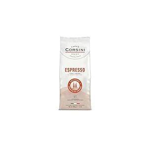 Caffè Corsini - Café en Grains Espresso 1 Kg, Mélange Classique Arabica et Robusta, Torréfaction Moyennement Sombre, Café Corsé Intense à l'Arôme Plein, Origine Amérique du Sud et Afrique