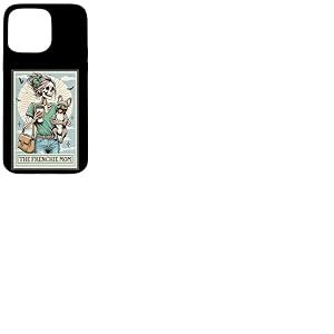 Le bouledogue français maman squelette saison effrayante Halloween Coque pour iPhone 15 Pro Max