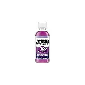Listerine | Bain de Bouche Quotidien Total Care (bouteille de 95 ml) &ndash; Soin bucco-dentaire protection &eacute;mail 10 b&eacute;n&eacute;fices en 1 &ndash; Bain de bouche pour une haleine fra&icirc;che durable