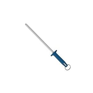 Starrett Acier à aiguiser avec finition moletée 300 mm, poignée bleue (BKL407-12)