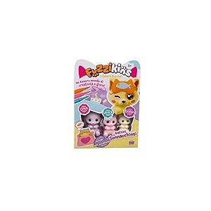 Grandi Giochi - Fuzzikins I Colora Puppies, chatons endormis, chiots à colorer, laver et recolorer - FUZ00007