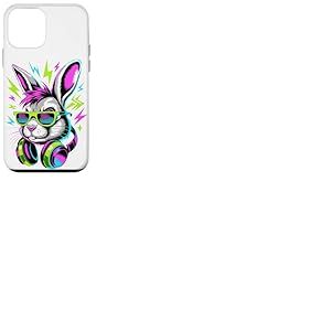 Style Époque Punk Lapin Lunettes de Soleil Lapins Coque pour iPhone 12 Mini