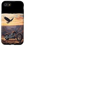 Déguisement Liberty Moto Rétro Aigle USA Coque pour iPhone SE (2020) / 7/8