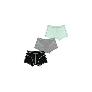Carer Boxers d’Incontinence Garçon lot de 3 Sous-vêtements Coton Lavables avec Absorption 70 ml pour Fuites Urinaires Énurésie Apprentissage de la Propreté et Incontinence Légère à Modérée Taille XL