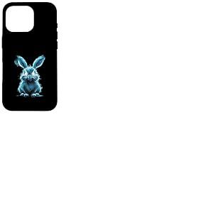 Lapin magique de lapin avec des couleurs d'eau look Coque pour iPhone 16 Pro