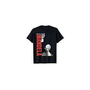 Nelson Mandela Raised Main droite Fist Clenched Mandela Day T-Shirt