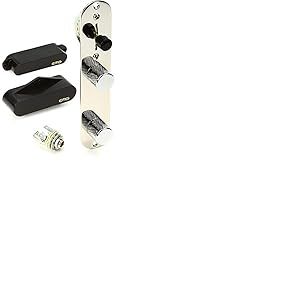 EMG T System Jeu de micros pré-câblés pour Guitare Telecaster avec système de Plaque de Commande, Noir