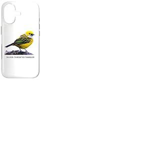 Chemise d'oiseau Tangara &agrave; Gorge argent&eacute;e Ornithologie Coque pour iPhone 17