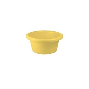 GIO'STYLE Bassine Ronde Colors | Idéal pour Le Nettoyage | Jaune | 12 L | Polypropylene