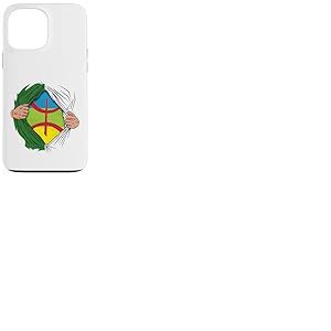 Berbère Algérie Drapeau Amazigh Algérien Cadeau Kabyle Coque pour iPhone 13 Pro Max