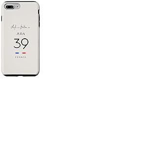 La Vie est Meilleure &agrave; Jura Num&eacute;ro 39 Franche-Comt&eacute; France Coque pour iPhone 7 Plus/8 Plus