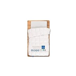 Böhmerwald Linea by Comfort – Couette en Duvet Normale 220 x 240 cm, 90% Duvet Moelleux / 10% Plumes Classe 1, Convient aux Personnes allergiques, Lavable jusqu'à 60 °C, fabriquée en Allemagne