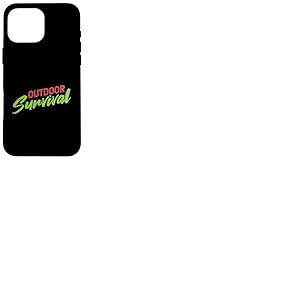 Survie en plein air Bushcraft Nature Wildnis Survival Training Coque pour iPhone 16 Pro Max