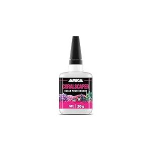 Colle corail gel 50 g &ndash; ARKA CORALSCAPER &ndash; colle reef extra forte pour boutures SPS/LPS &ndash; sans coulure, pr&eacute;cise & instantan&eacute;e &ndash; fixation sous l&rsquo;eau sur pierre, PVC, verre, c&eacute;ramique &ndash; coraux marins