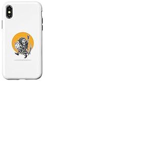 Licorne mortelle - Cavalier de la mort chevauchant licorne Coque pour iPhone X/XS