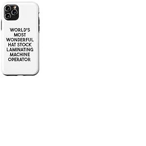 Opérateur de machine à plastifier le plus merveilleux au monde Coque pour iPhone 11 Pro