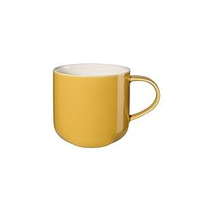 ASA Coppa 19100352 Tasse à anse en porcelaine Couleur moutarde 0,4 l 9,2 x 9,2 x 9,5 cm