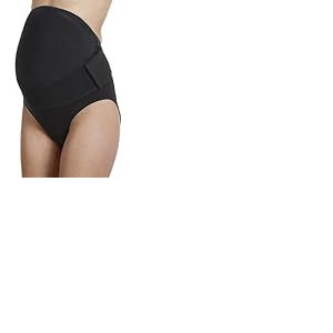 ANITA Ceinture Future Maman BabyBelt Grossesse, Noir, Large (Taille Fabricant: L) Femme